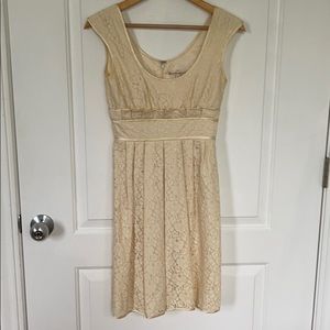 Nanette Lapore Cream Lace Dress